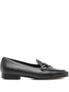 Edhen Milano Buckle-detail Leather Loafers In Multi