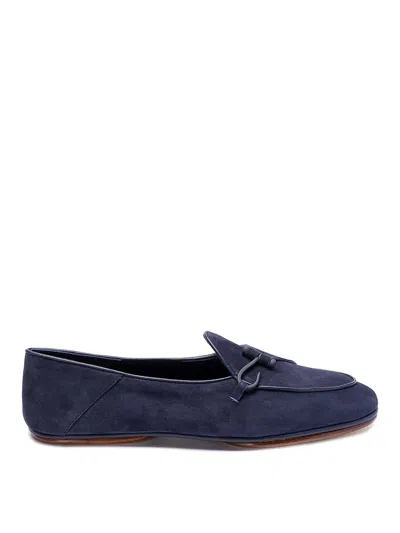 Edhen Milano Comporta Fly Loafers In Dark Blue