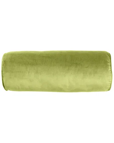 Edie Home Edie @ Home Bowery Corduroy Neckroll Decorative Throw Pillow In Green
