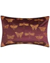 Edie Home Butterfly Decorative Throw Pillow In Red