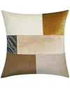 Edie Home Canaby Color Block Decorative Pillow In Multi