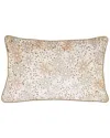 Edie Home Celebrations Metallic Floral Decorative Pillow In Multi