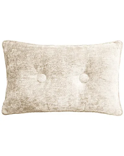 Edie Home Edie @ Home Delmonico Chenille Decorative Pillow In Blue