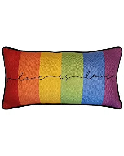Edie Home Discontinued  'love Is Love' Decorative Pillow