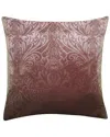 Edie Home Embossed Panne Velvet Decorative Pillow In Multi