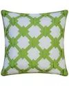 Edie Home Indoor/outdoor 2-tone Intricate Woven Decorative Pillow