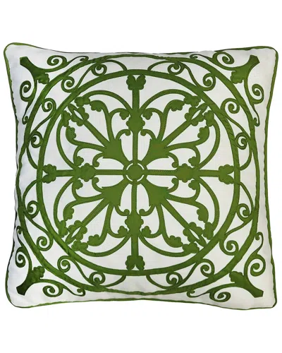 Edie Home Indoor/outdoor Arabesque Tile Decorative Pillow