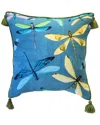 Edie Home Edie @ Home Indoor/outdoor Colorful Dragonflies Decorative Pillow