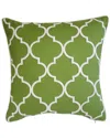 Edie Home Indoor/outdoor Oversized Embroidered Decorative Pillow In Green