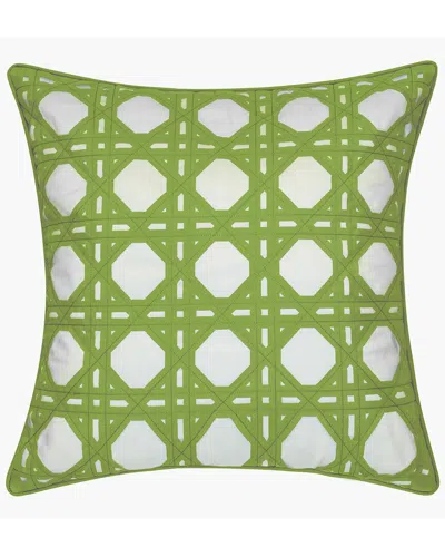 Edie Home Indoor/outdoor Rattan Decorative Pillow