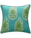 Edie Home Edie @ Home Indoor/outdoor Reversible Jaipur Print Decorative Pillow