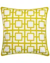 Edie Home Modern Links Applique Indoor & Outdoor Decorative Pillow