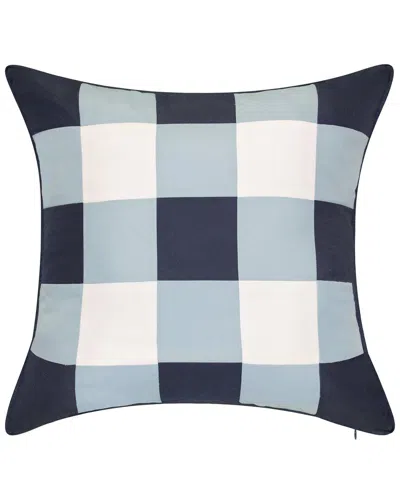Edie Home Outdoor Gingham Decorative Pillow In Multi