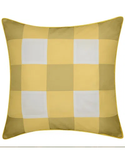 EDIE HOME EDIE HOME OUTDOOR GINGHAM DECORATIVE PILLOW
