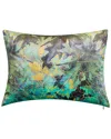 Edie Home Printed Leaf Decorative Throw Pillow In Multi