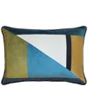 Edie Home Upcycled Renaissance Patchwork Decorative Pillow In Multi