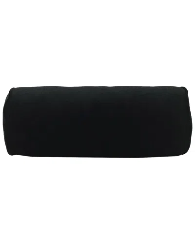 Edie Home Velvet Neckroll Decorative Pillow In Multi