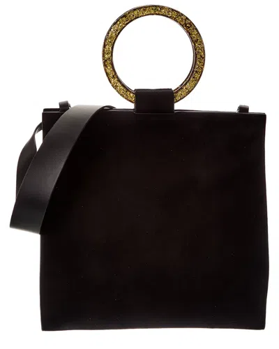 Pre-owned Edie Parker Aces Suede Bag (authentic Pre-loved)