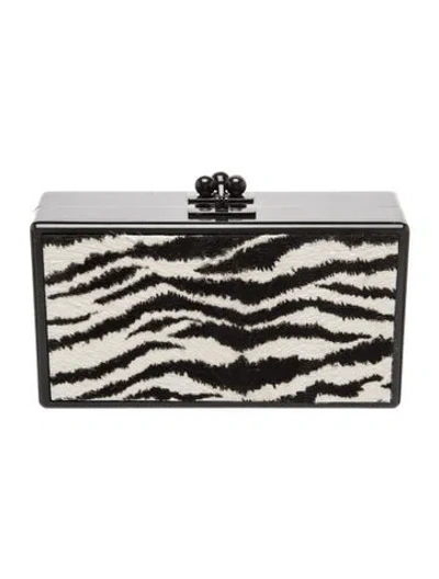 Pre-owned Edie Parker Acrylic Clutch In Multi