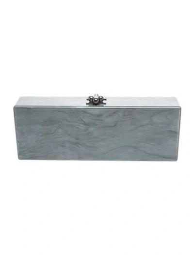 Pre-owned Edie Parker Acrylic Evening Bag In Blue