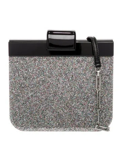 Pre-owned Edie Parker Acrylic Minaudière In Multi