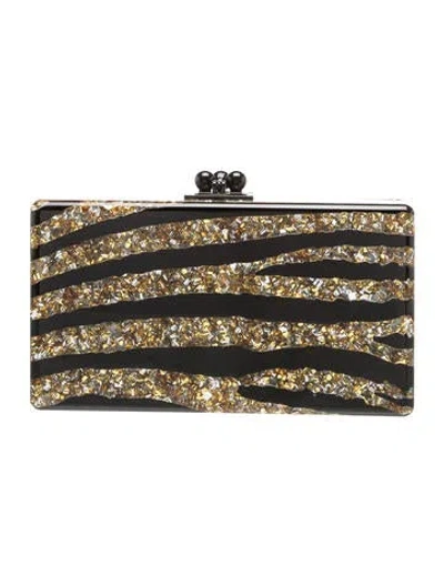 Pre-owned Edie Parker Acrylic Minaudière In Multicolor