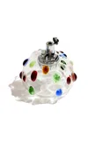 Edie Parker Bumpy Glass Tabletop Lighter In Multi