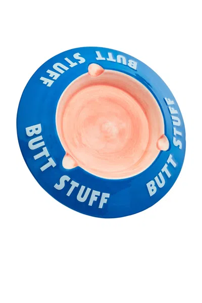 Edie Parker Cheeky Ashtray In Blue