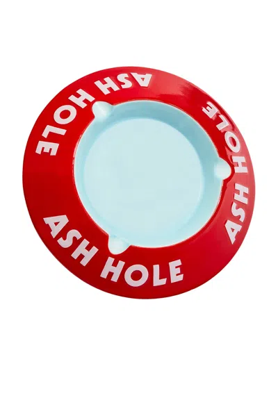 Edie Parker Cheeky Ashtray In Red