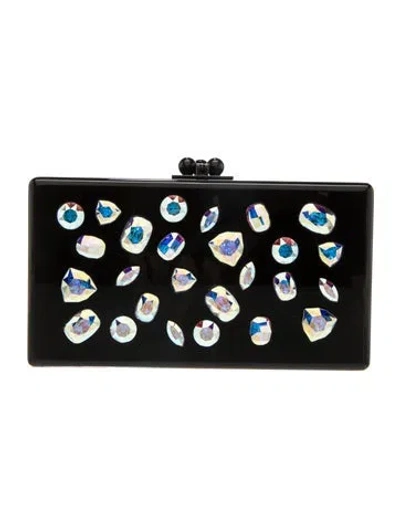 Pre-owned Edie Parker Clutch In Black
