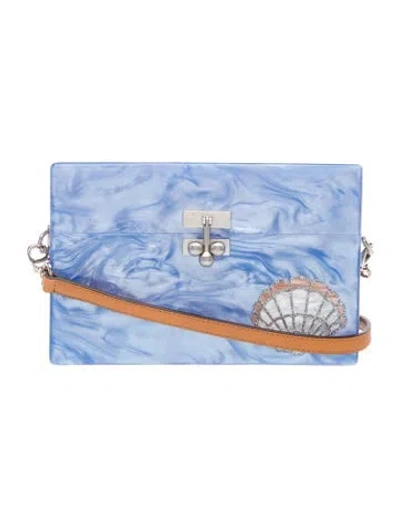 Pre-owned Edie Parker Clutch In Blue