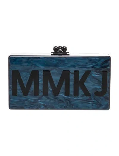 Pre-owned Edie Parker Clutch In Blue