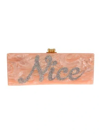 Pre-owned Edie Parker Clutch In Brown