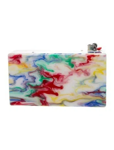 Pre-owned Edie Parker Clutch In Multi