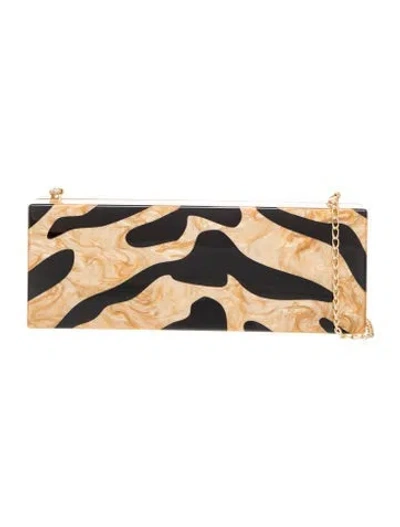 Pre-owned Edie Parker Clutch In Neutrals