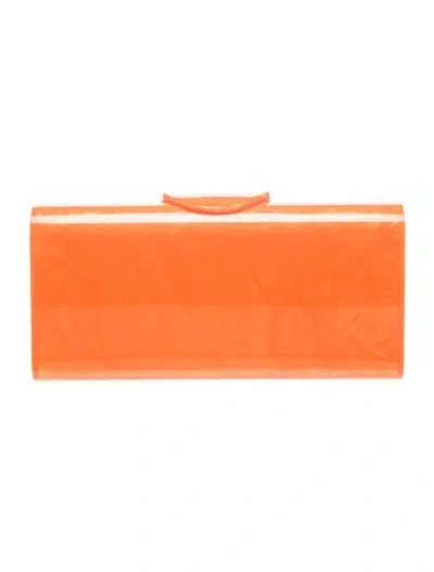 Pre-owned Edie Parker Clutch In Orange