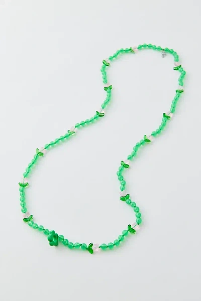 Edie Parker Flower Lanyard In Green At Urban Outfitters