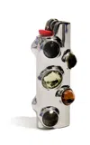 Edie Parker - Gemstoned Lighter Case - Metallic In Silver