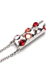 Edie Parker Gemstoned Lighter Case In Pink