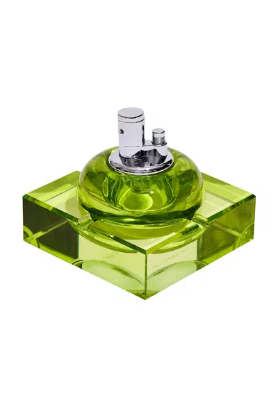 Edie Parker Glass Tabletop Lighter In Green