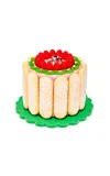 Edie Parker Ladyfinger Cake Tabletop Lighter In Multi