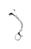 Edie Parker Lighter Cover Chrome Keychain In Multi