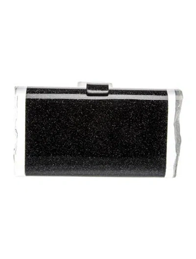Pre-owned Edie Parker Minaudière In Black