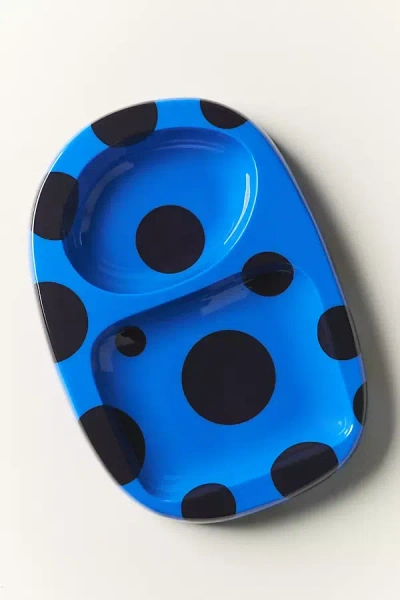 Edie Parker Polka Dot Catchall Dish In Blue