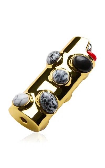 Edie Parker - Stoned Lighter Case - Metallic In Multi