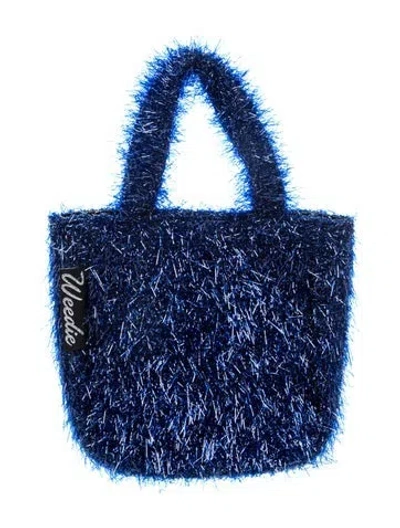 Pre-owned Edie Parker Tote In Blue
