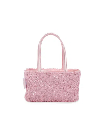 Edie Parker Women's Spark Sequin Shoulder Bag In Pink