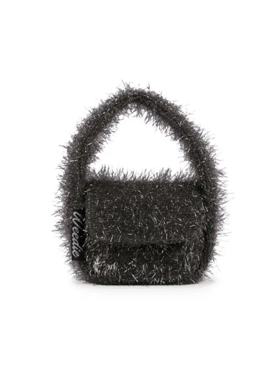 Edie Parker Women's Tinsel Top Handle Bag In Smoke