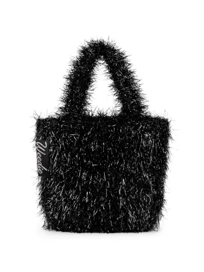 Edie Parker Women's Tinsel Tote In Black