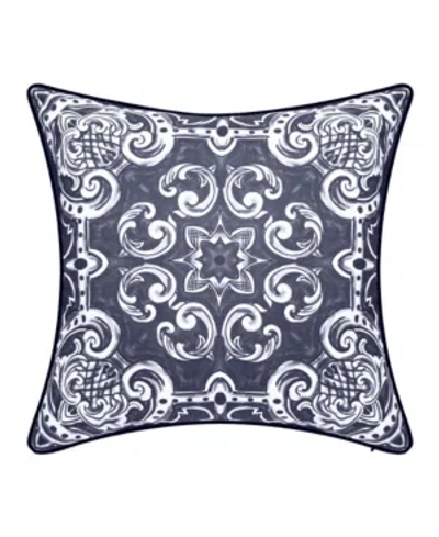 Ediehome Alhambra Decorative Pillow, 20 X 20 In Navy